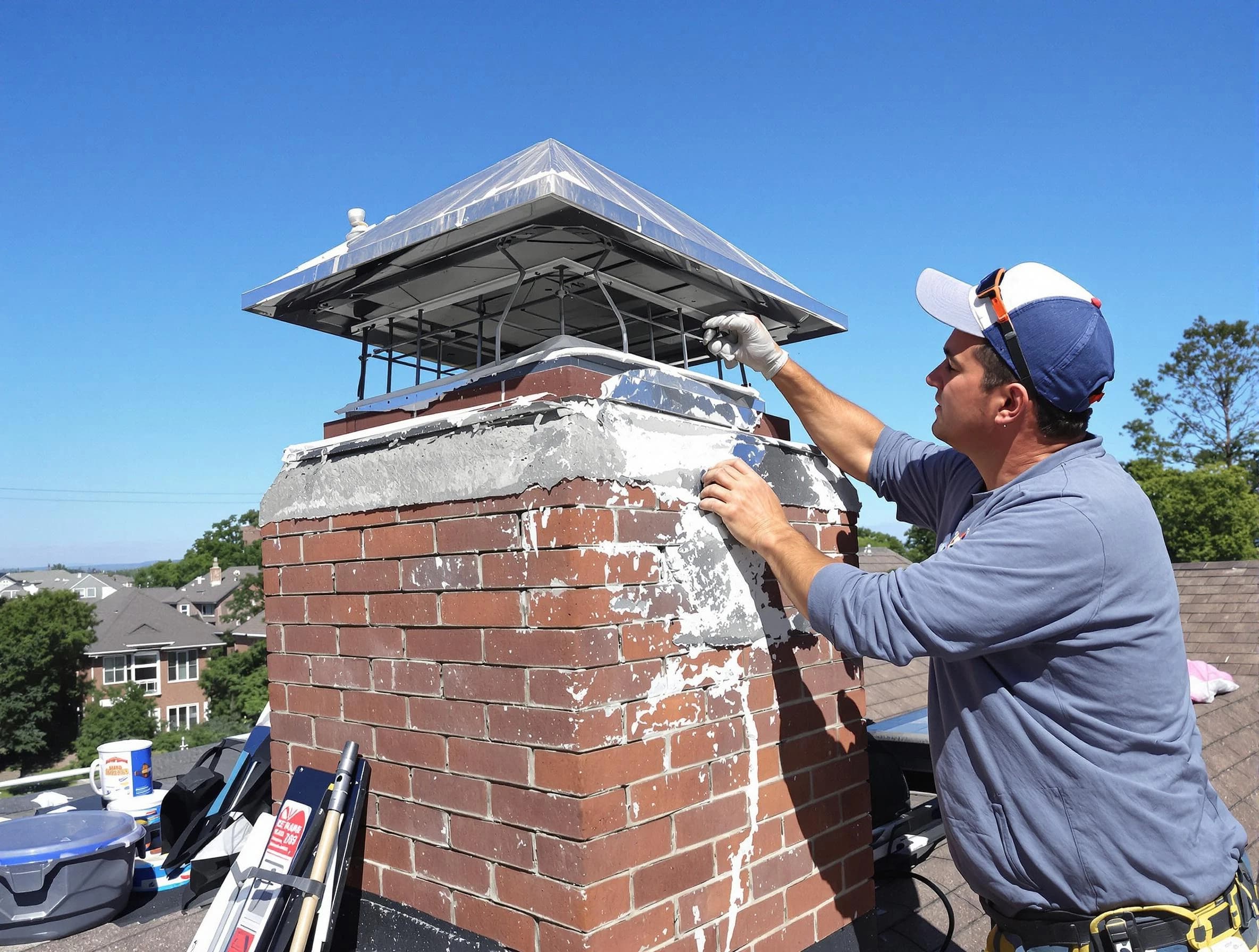 Chimney Crown Services service in Stone Mountain, GA